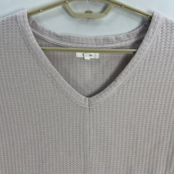 Maurices Women Top Large L Pink Bohemian V-Neck Lightweight Casual - Picture 4 of 7